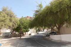 Sista biten upp mot utsiktsplatsen nära Ruwi, Muskat.