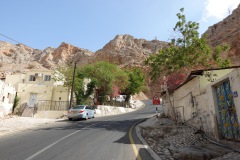 Sista biten upp mot utsiktsplatsen nära Ruwi, Muskat.