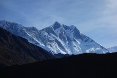 Lhotse-massivet från Orsho.