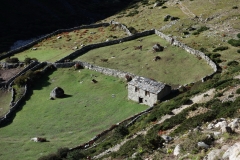 Del av byn Orsho (4190 m).