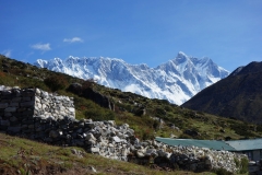 Lhotse-massivet från Somare (4010 m).