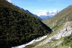 Leden mellan Somare (4010 m) och Pangboche (3930 m).