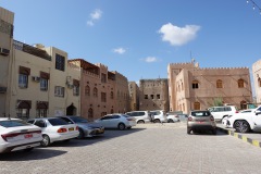 Arkitekturen i en del av gamla Nizwa.