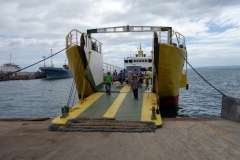 RORO-färjan i hamnen i Ormoc som tog mig ut till Camotes islands.