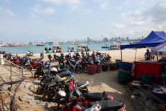 Stranden vid Bali Hai Pier, Pattaya.