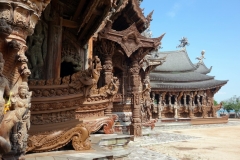 Fantastiska träskulpturer, Sanctuary Of Truth, Pattaya.