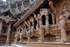 Fantastiska träskulpturer, Sanctuary Of Truth, Pattaya.