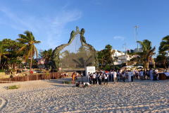 Portal Maya, Parque Los Fundadores, Playa del Carmen.