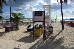 Stranden vid Calle 2 Nte, Playa del Carmen.