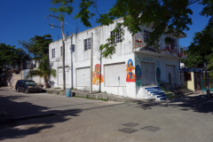 Norra delen av  Quinta Avenida, Playa del Carmen.