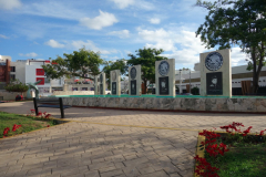 Parque 28 de julio, Playa del Carmen.