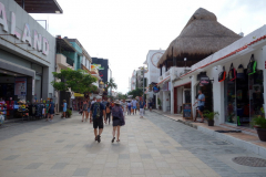 Tillbaka på Quinta Avenida, Playa del Carmen.