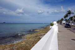 Malecón, San Miguel de Cozumel, isla Cozumel.