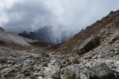 Leden mellan Lobuche och Dughla.