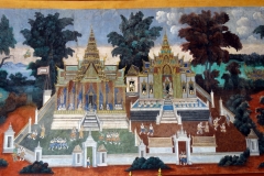 Ramayana Mural, Royal Palace, Phnom Penh.