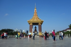 Statue of King Father Norodom Sihanouk, Phnom Penh.