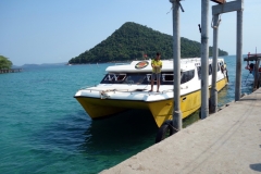 M’Pai Bay pier, Koh Rong Sanloem.