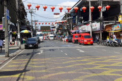 Gatuscen längs Bangla Road, Patong Beach.