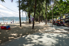 Promenaden bakom Patong Beach, Phuket.