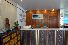 Receptionen på Crystal Beach Hotel, Karon Beach, Phuket. Stor nostalgi!