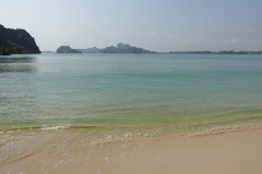 Stranden vid Khao Lom Muak, Prachuap Khiri Khan.