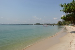 Stranden vid Khao Lom Muak, Prachuap Khiri Khan.