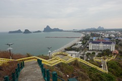 Utsikten från Khao Chong Krachok, Prachuap Khiri Khan.