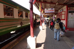 Tågstationen i Prachuap Khiri Khan.