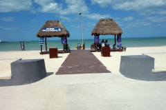 Handikappanpassad strand, Malecón de Progreso, Progreso.