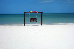 Som gjort för Instagram. Stranden längs Malecón de Progreso, Progreso.