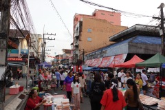 Kvällsmarknad i Ranong.