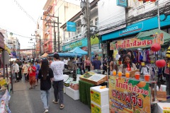 Kvällsmarknad i Ranong.