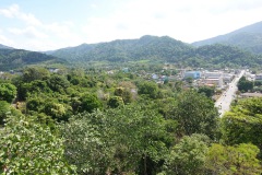 Utsikten från Khao Niwet View Point, Ranong.