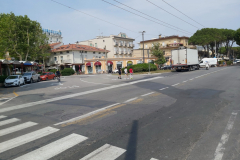 Del av Piazza Alberto Marvelli, Rimini.