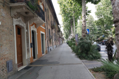 Trevlig promenadväg i centrala Rimini.