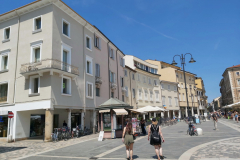 Piazza Tre Martiri, den historiska stadsdelen i Rimini.