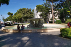 Fountain of the four horses, Parco Federico Fellini, Rimini.