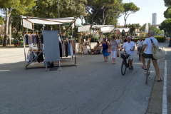 Marknad i Rimini.