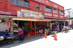 Marknad i centrala Livingston.