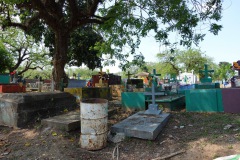 Kyrkogård i centrala Livingston.