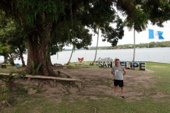 Stefan vid Castillo de San Felipe de Lara, San Felipe de Lara.