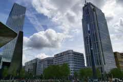 Arkitekturen vid Rotterdam Centraal, Rotterdam.