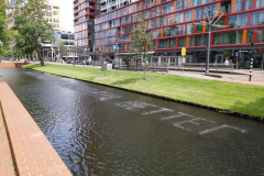 Att forma bokstäver i vatten var nytt för mig, Rotterdam.