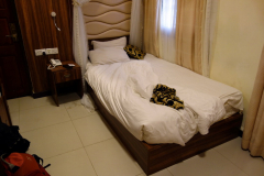 Mitt rum på Spice Palace Hotel, Stone Town (Zanzibar Town), Unguja.