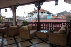Takterrassen på Spice Palace Hotel, Stone Town (Zanzibar Town), Unguja.