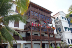 Arkitekturen längs strandpromenaden,  Stone Town (Zanzibar Town), Unguja.