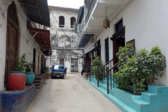 Charmig gränd i Stone Town (Zanzibar Town), Unguja.