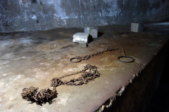 Slavkammaren som ligger i anslutning till East Africa Slave Trade Exhibit, Stone Town (Zanzibar Town), Unguja.