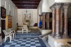 Anglican Cathedral byggd på platsen för slavmarknaden, Stone Town (Zanzibar Town), Unguja.