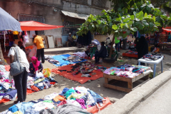 Gatuscen längs Karume Road, Ng'ambo, Zanzibar Town, Unguja.